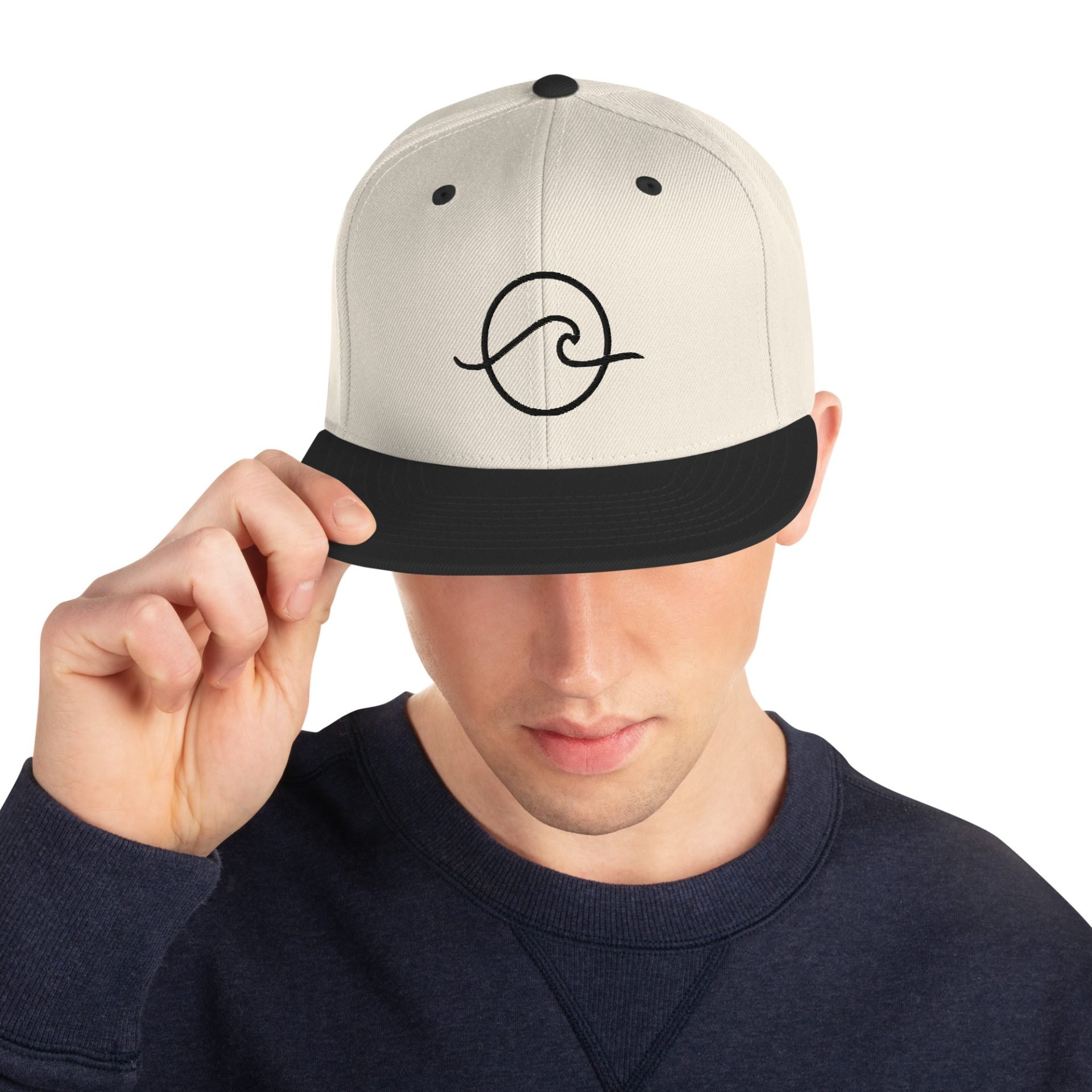 classic snapback natural black front 65df91eba348f